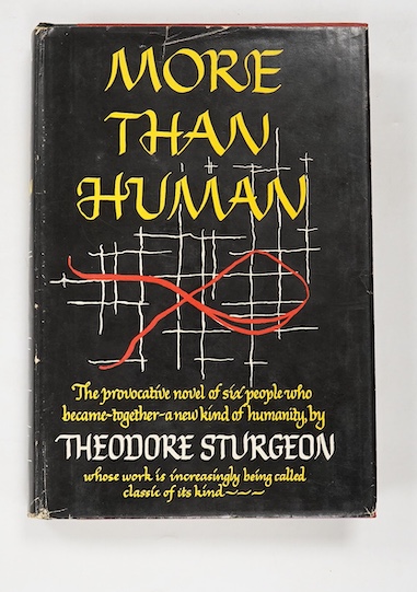 Sturgeon, Theodore - More Than Human, 1st edition, in unclipped d/j, Farrar, Straus & Young, New York, 1953